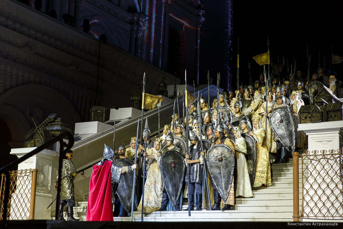Опера "Князь Игорь" в Астраханском кремле. Фотограф в Астрахани