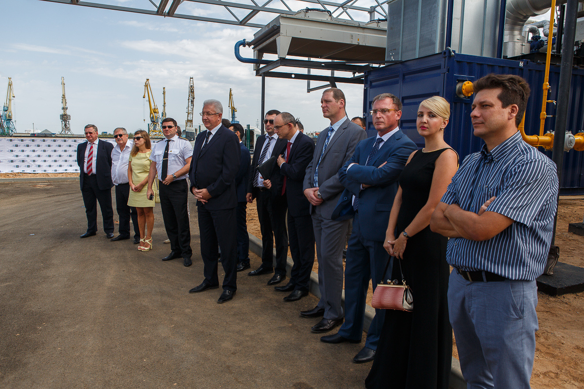 Открытие ТЭУ в порту Оля. Фотограф в Астрахани