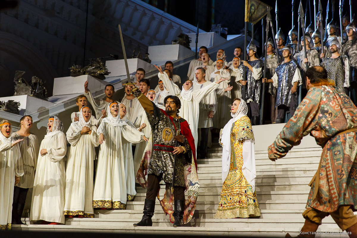Опера "Князь Игорь" в Астраханском кремле. Фотограф в Астрахани