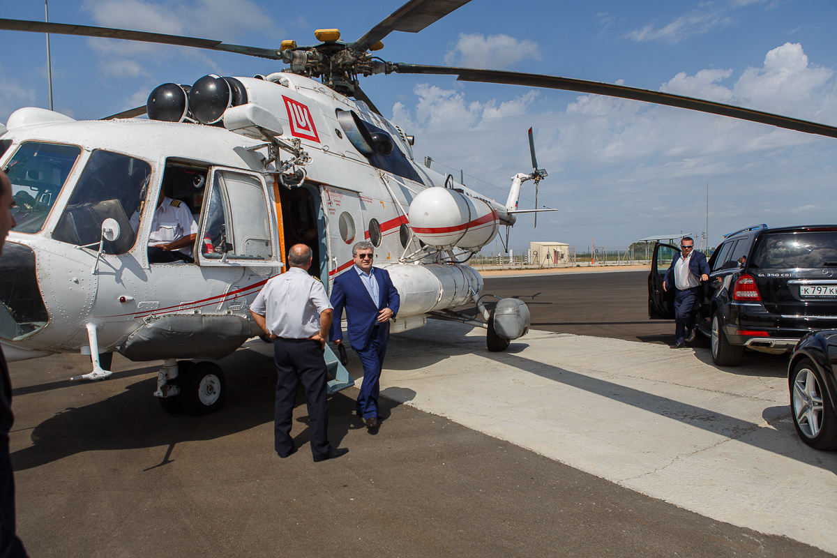 Открытие ТЭУ в порту Оля. Фотограф в Астрахани