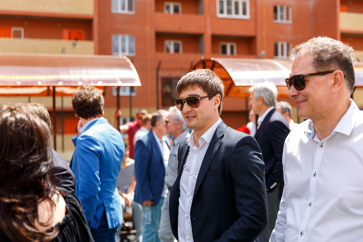 Открытие детской и спортивной площадок в ЖК "Прогресс". Фотограф в Астрахани