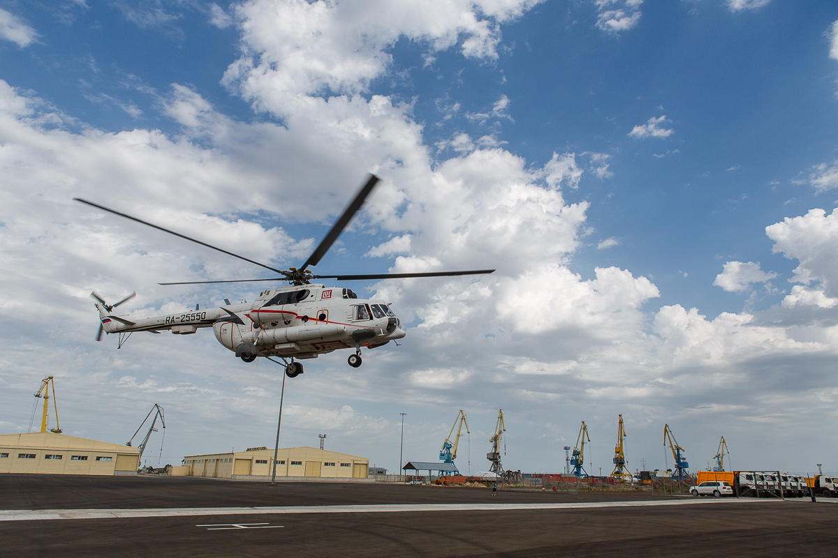 Открытие ТЭУ в порту Оля. Фотограф в Астрахани