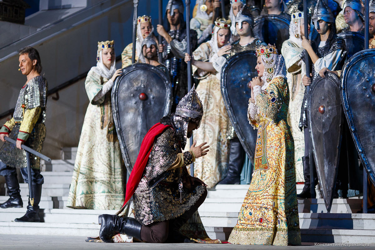 Опера "Князь Игорь" в Астраханском кремле. Фотограф в Астрахани