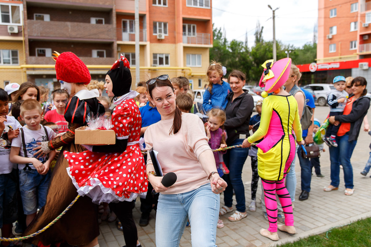 Открытие детской и спортивной площадок в ЖК "Прогресс". Фотограф в Астрахани