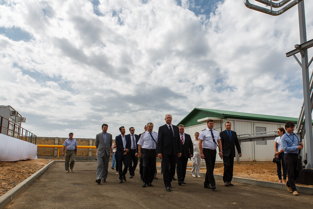 Открытие ТЭУ в порту Оля. Фотограф в Астрахани