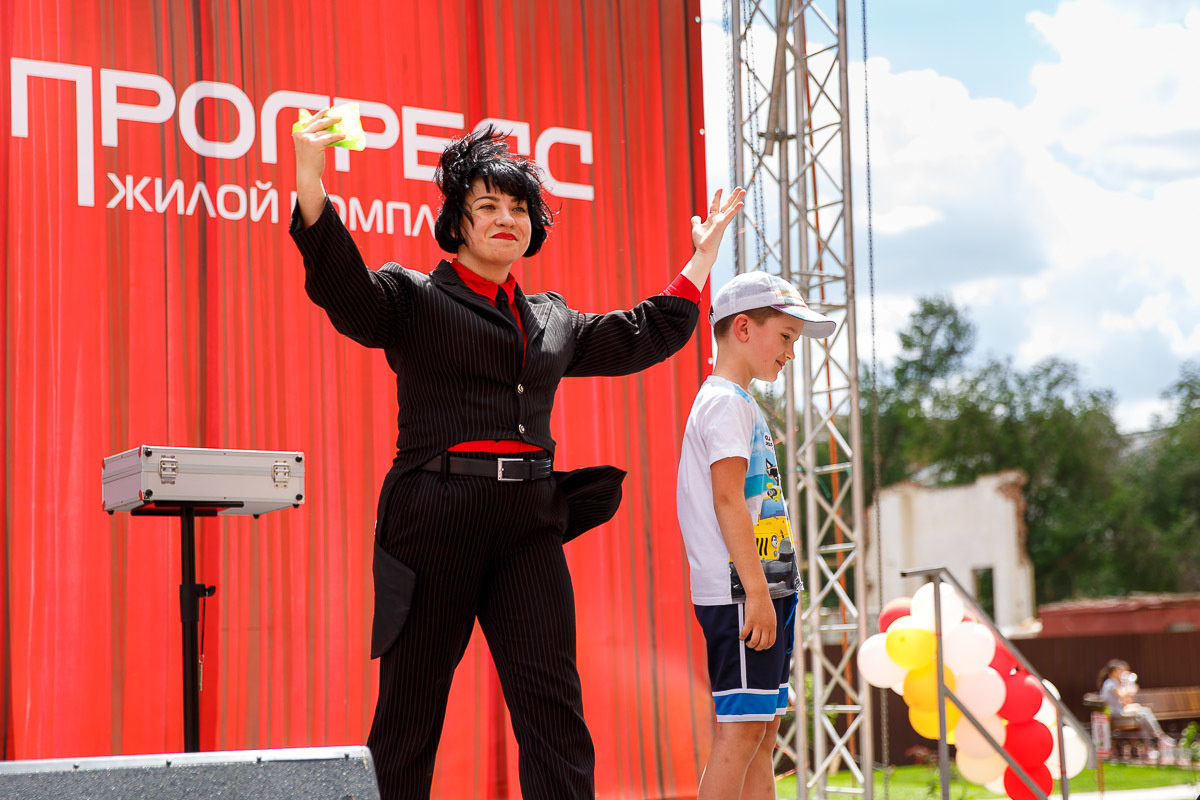 Открытие детской и спортивной площадок в ЖК "Прогресс". Фотограф в Астрахани