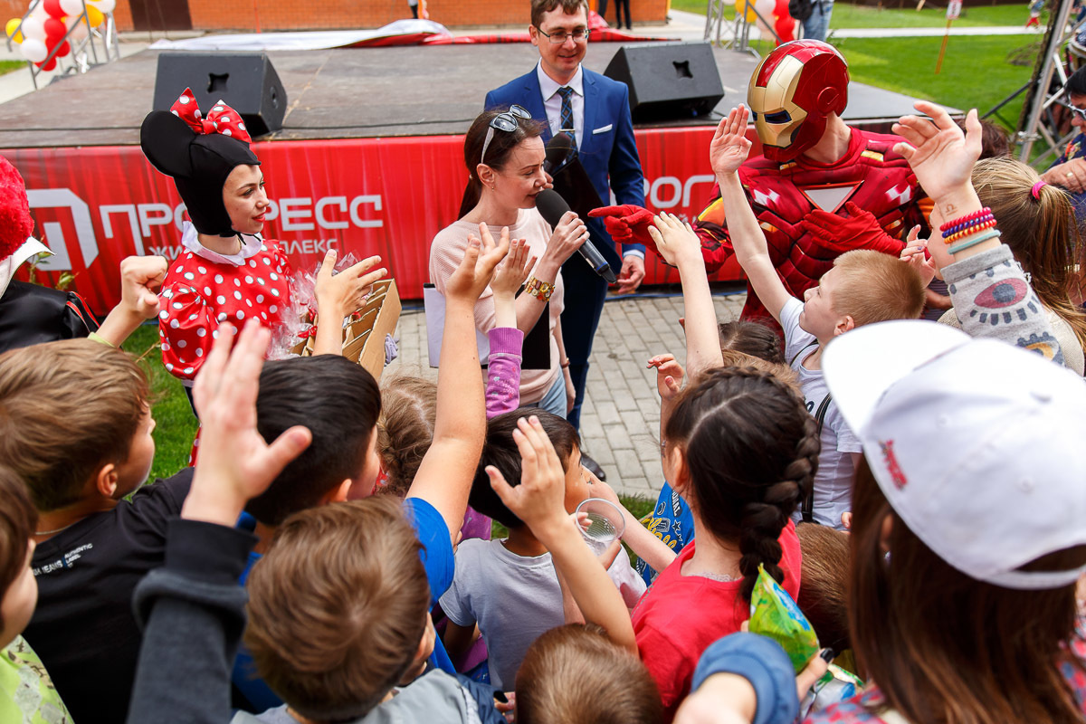 Открытие детской и спортивной площадок в ЖК "Прогресс". Фотограф в Астрахани