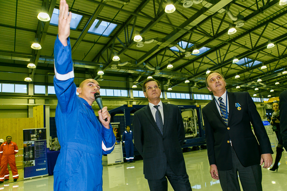 Открытие производственной базы Schlumberger. Фотограф в Астрахани
