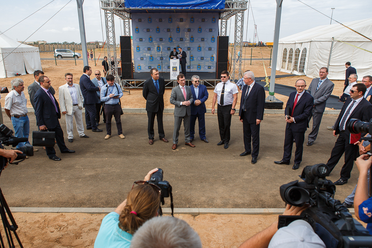 Открытие ТЭУ в порту Оля. Фотограф в Астрахани