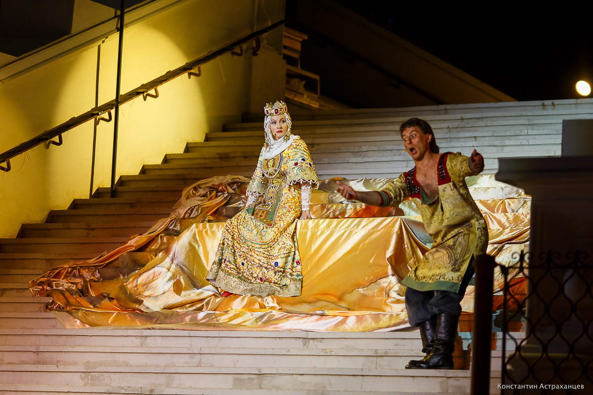 Опера "Князь Игорь" в Астраханском кремле. Фотограф в Астрахани