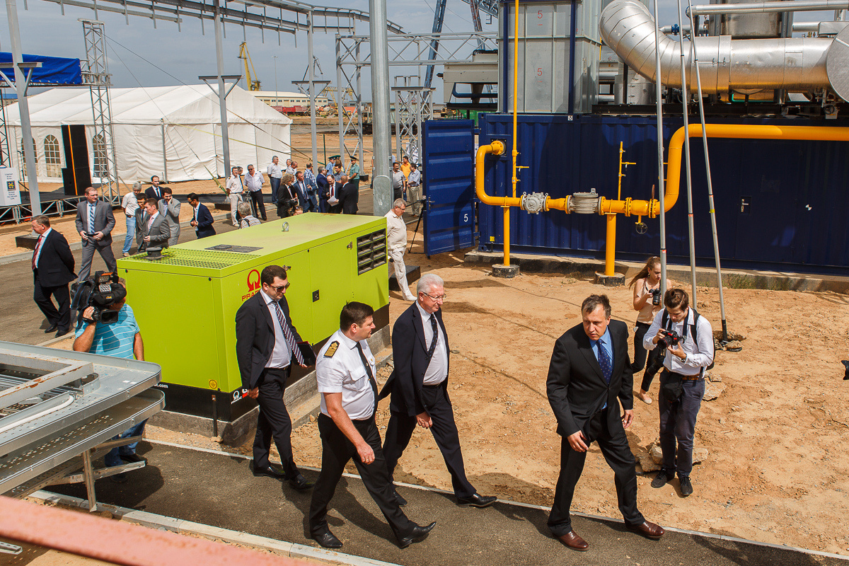 Открытие ТЭУ в порту Оля. Фотограф в Астрахани