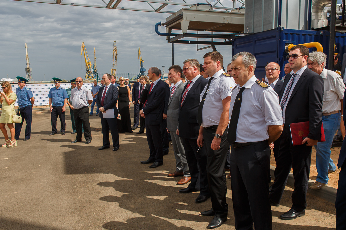 Открытие ТЭУ в порту Оля. Фотограф в Астрахани