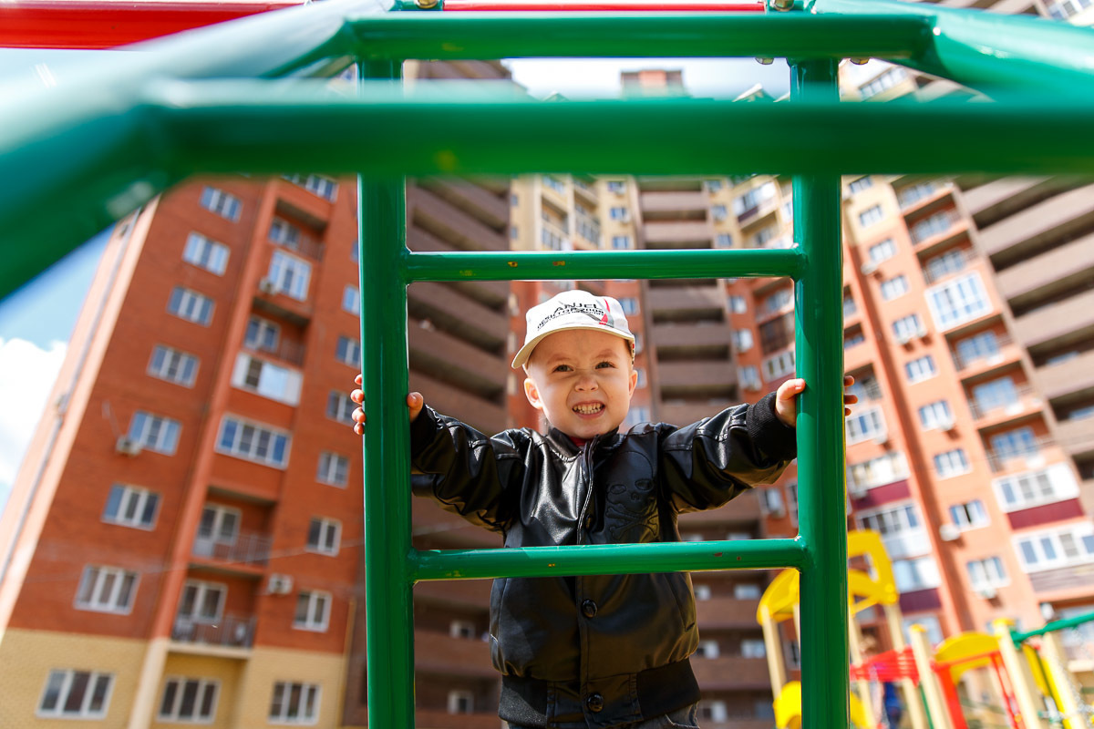 Открытие детской и спортивной площадок в ЖК "Прогресс". Фотограф в Астрахани