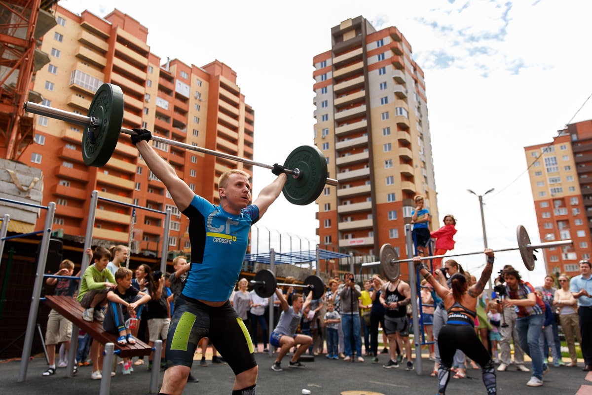 Открытие детской и спортивной площадок в ЖК "Прогресс". Фотограф в Астрахани