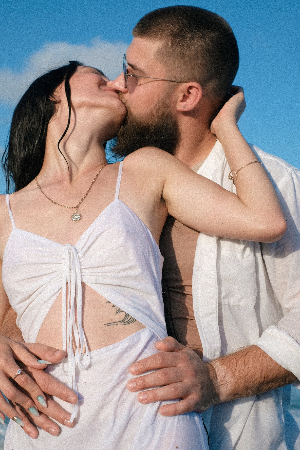 Парная съемка на море. Фотограф Полина Гольдис