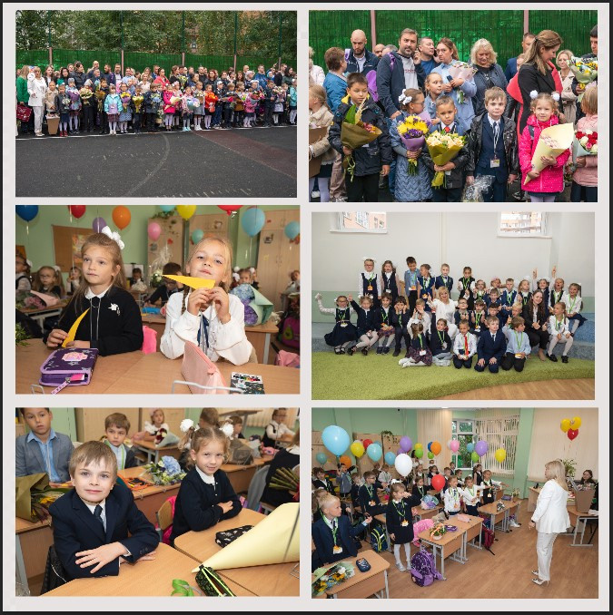 Школьная линейка на 1 сентября, фотограф Голубева Наталья, Москва