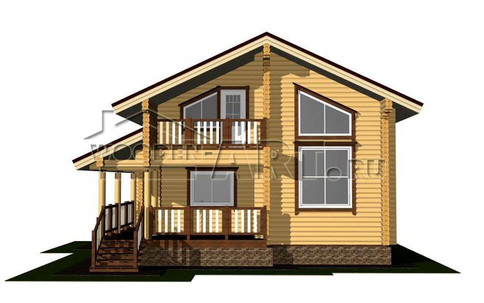 «Павшино» 179 кв. м. Проекты деревянных домов