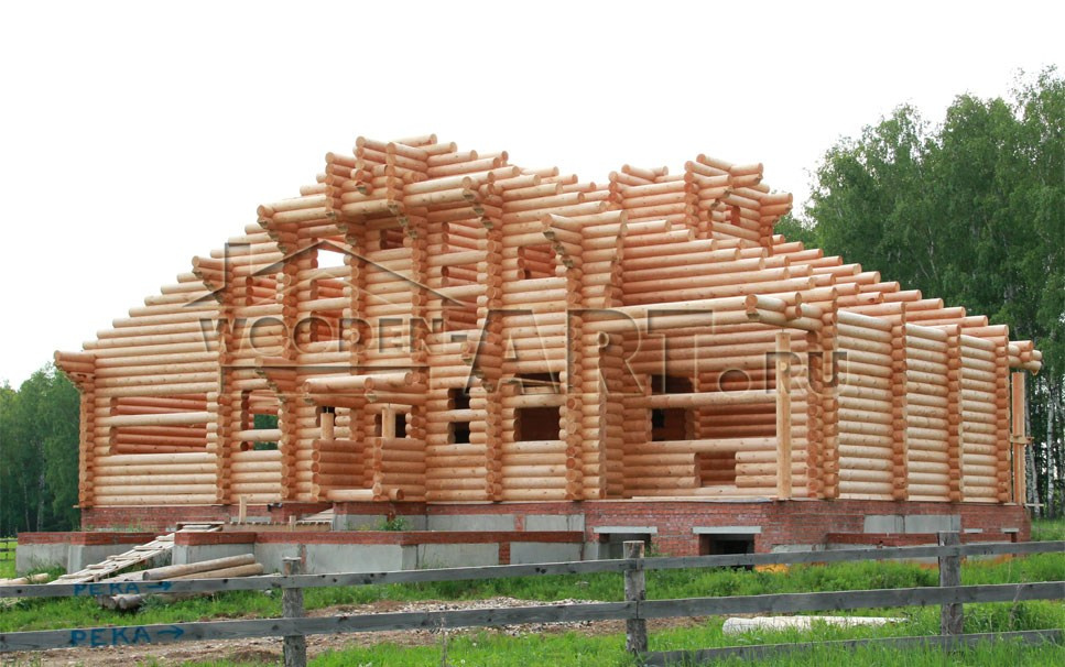 «Иваново» 369 кв. м. Проекты деревянных домов