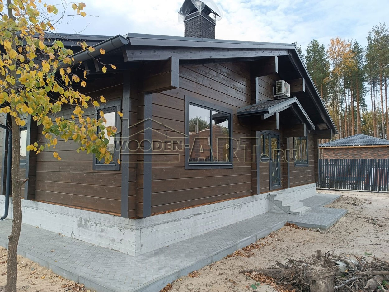 «Восход» 296 кв. м. Проекты деревянных домов. Архитектор Ольга Мальцева