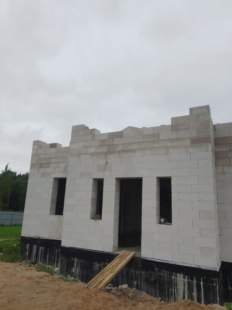 Кладка газоблока