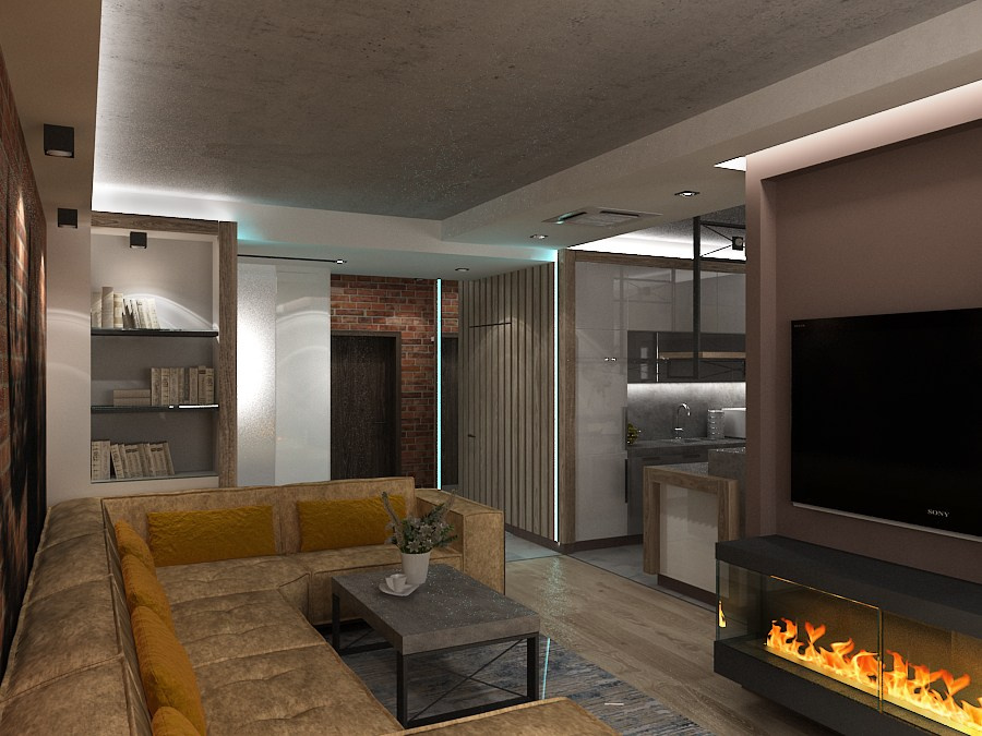 Квартира в ЖК Паруса. Дизайнер в Санкт-Петербурге Дмитрий Цыбулько