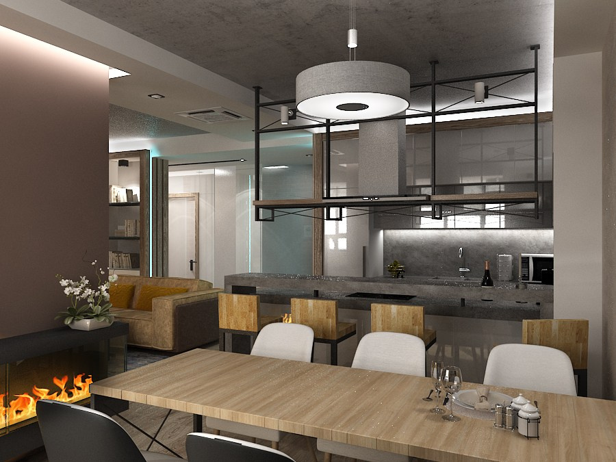 Квартира в ЖК Паруса. Дизайнер в Санкт-Петербурге Дмитрий Цыбулько