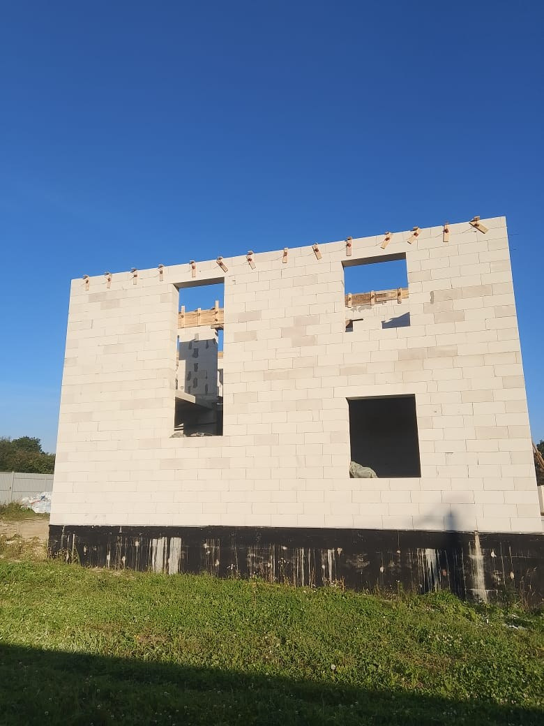 Кладка газоблока