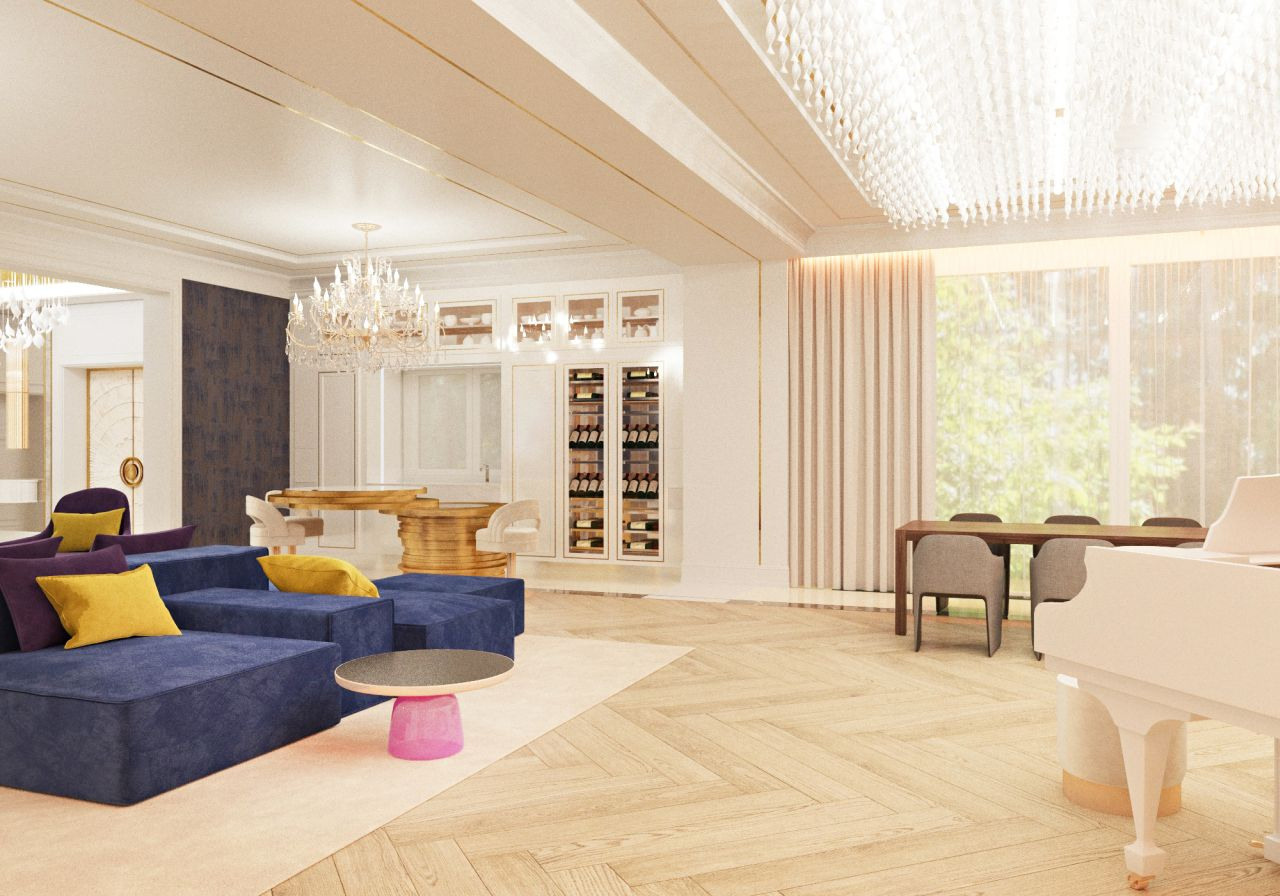 Проект Барвиха Дизайн проект Дизайн интерьера