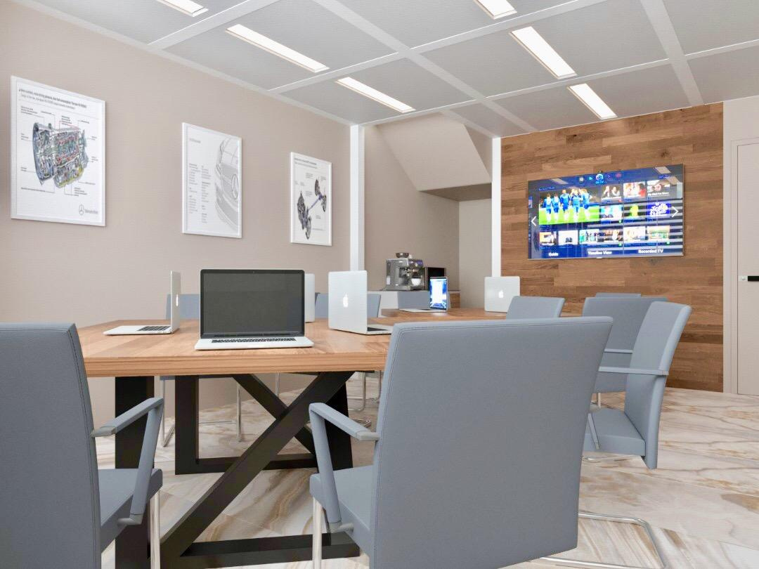 Офис Mercedes-Benz в Зеленограде Москва Барвиха жуковка дизайн интерьера дизайн проект дизайнер интерьера дизайнер офисов дизайн офис