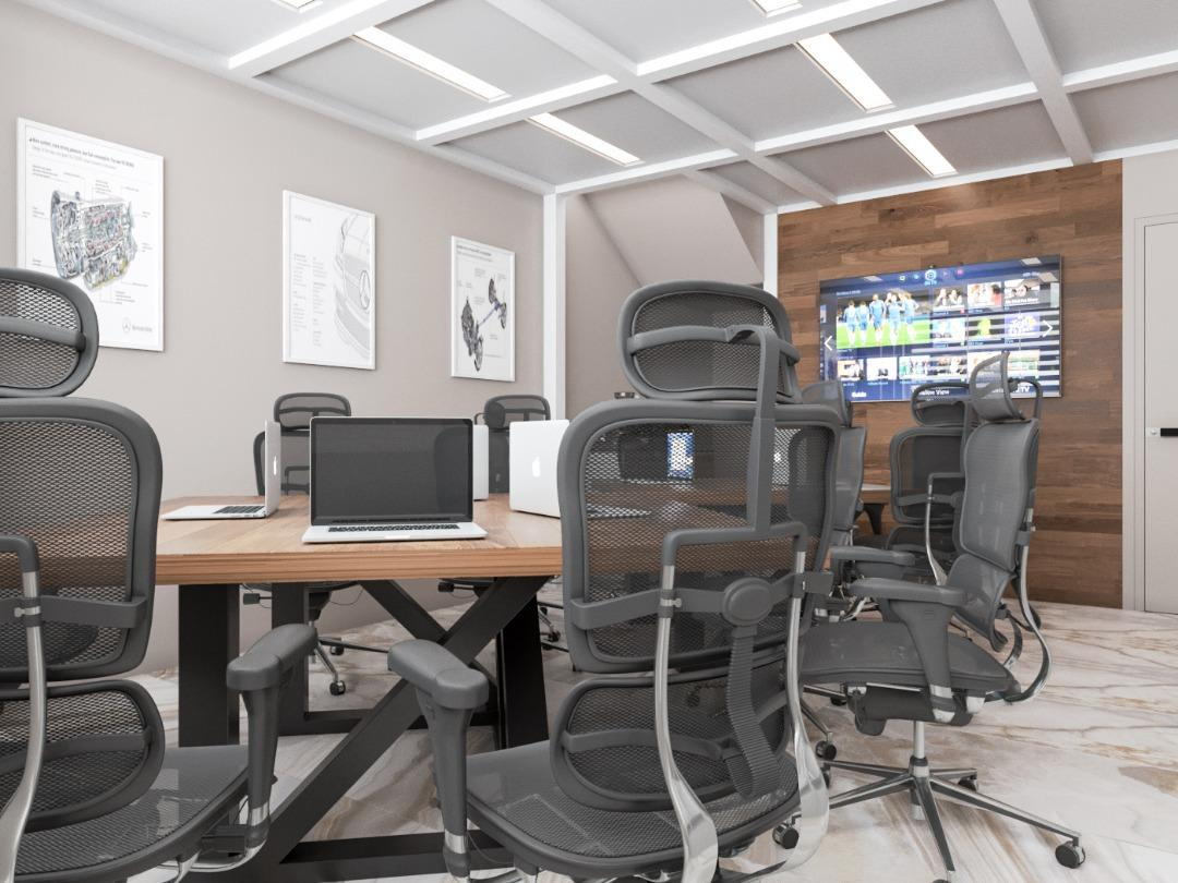 Офис Mercedes-Benz в Зеленограде Москва Барвиха жуковка дизайн интерьера дизайн проект дизайнер интерьера дизайнер офисов дизайн офис