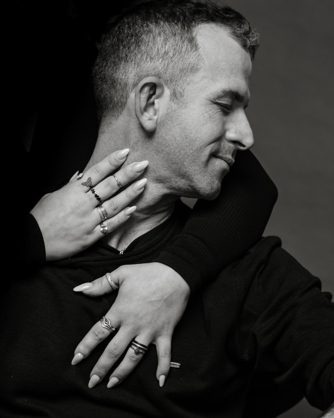 ANA and NELSON. Studio. Anastasiia Antoniuk portrait, family and couple photographer, Portugal