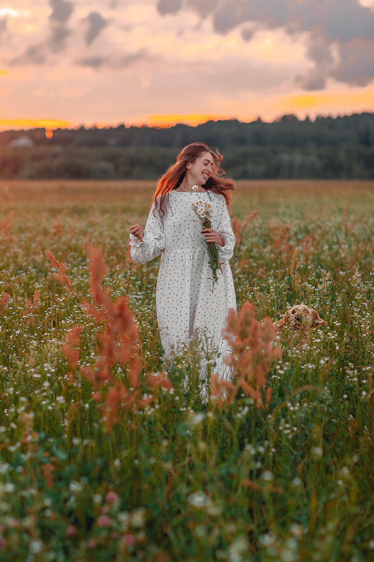 Марина и Чили. Семейный фотограф анималист Мария Крючкова