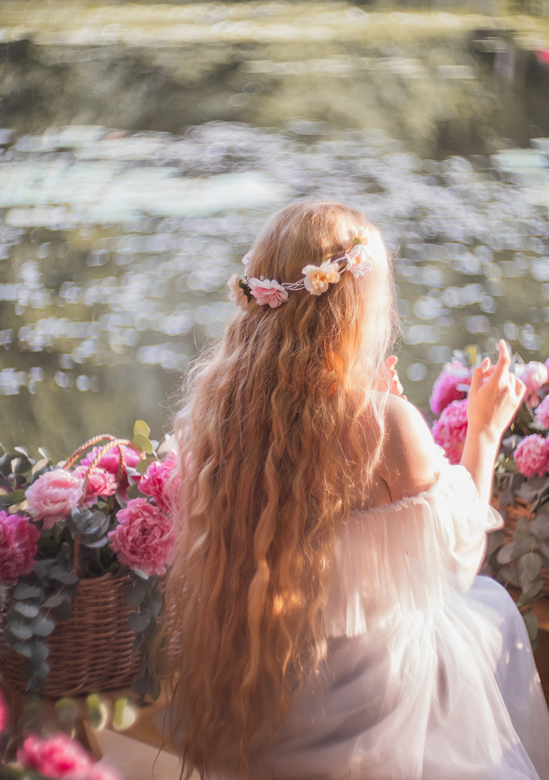 Сказочная лодка с цветами. Юлия Башкатова, сказочный фотограф, Москва