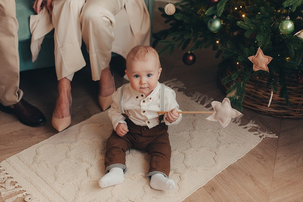 Новогодняя съёмка всей семьёй. Фотограф Евгения Мальцева, Архангельск
