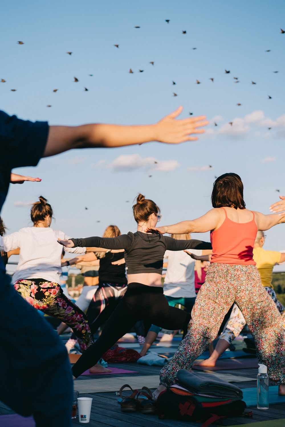 Summer Yoga Rave. Photographer in Vilnius
