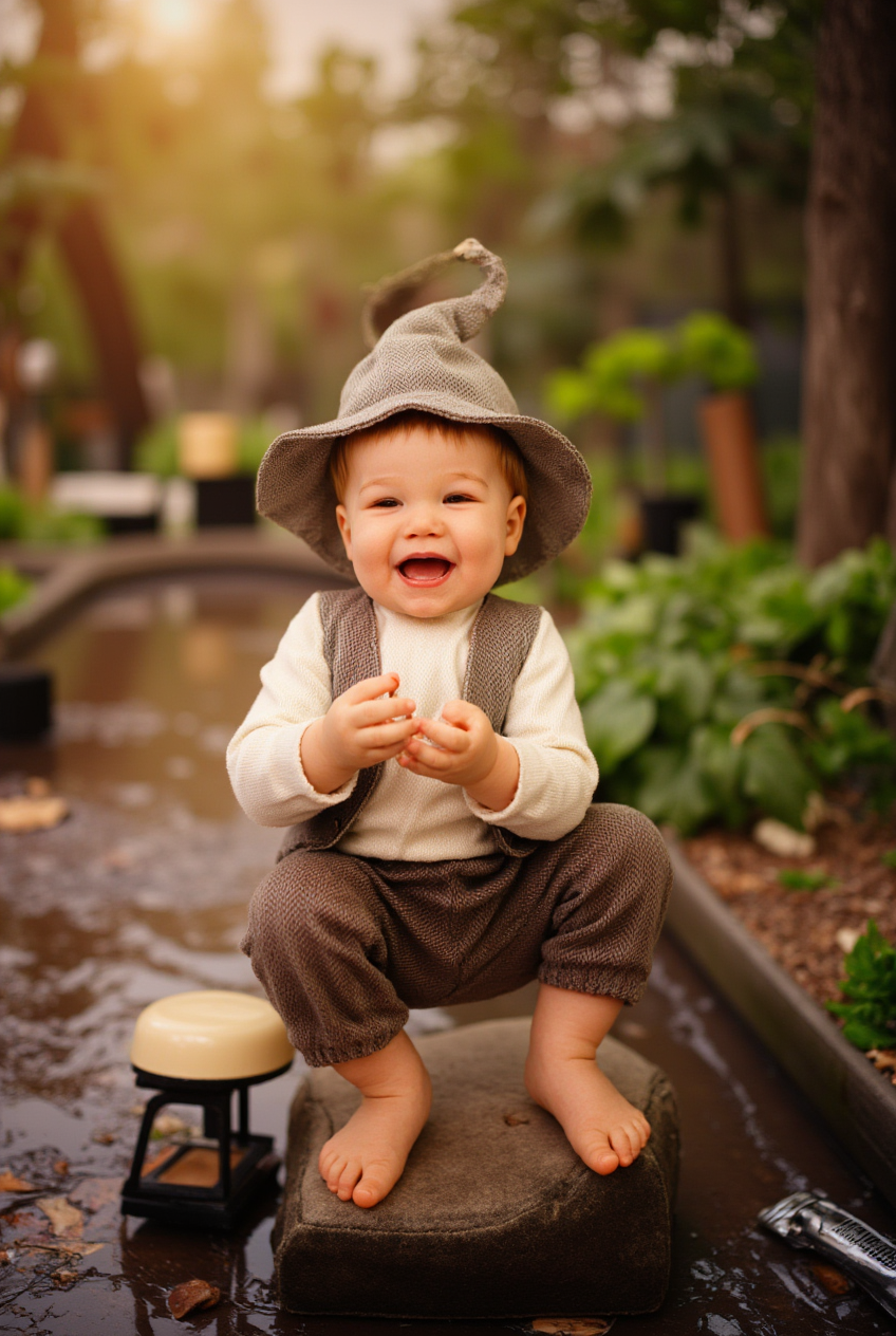 Фотосессия в Сказочном Лесу. Детская Фотостудия ГОДОВАСИКИ в Санкт-Петербурге фотосесия на годик