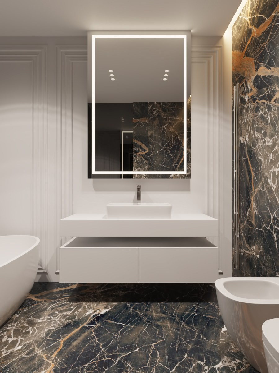 Квартира в ЖК «Столичный», 139 м². Rezells Architects — дизайн жилых и коммерческих интерьеров