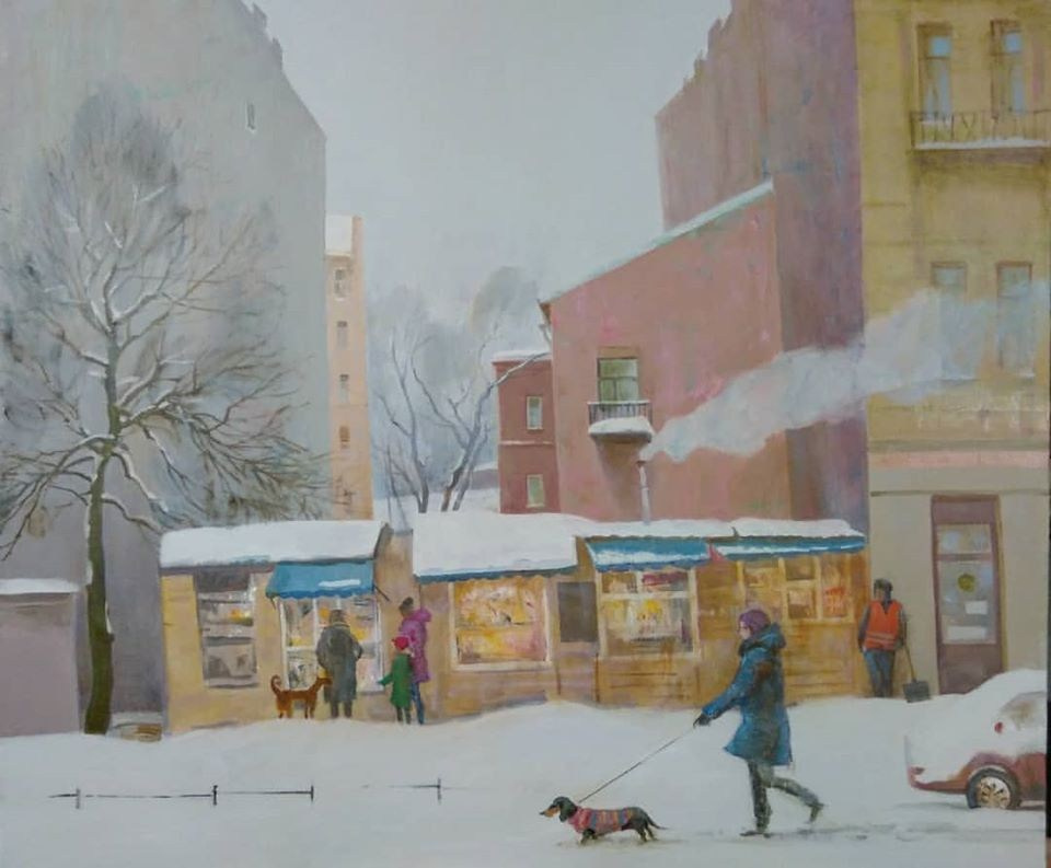 Живопись, пейзаж, Петербург