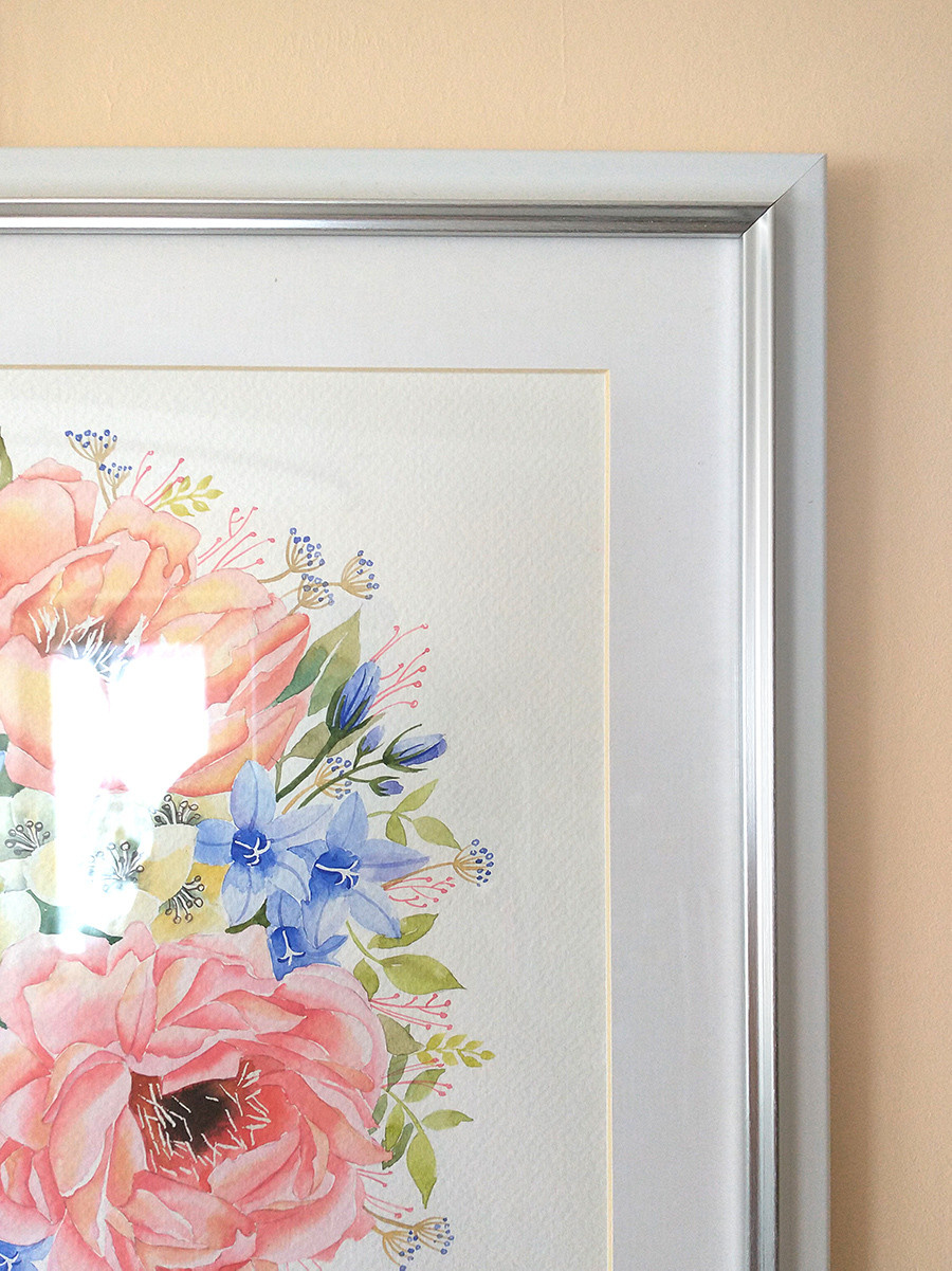 Цветочное дерево. Весна. ФотоКисточка. Акварель. Арт-галерея картин Анастасии Дерий