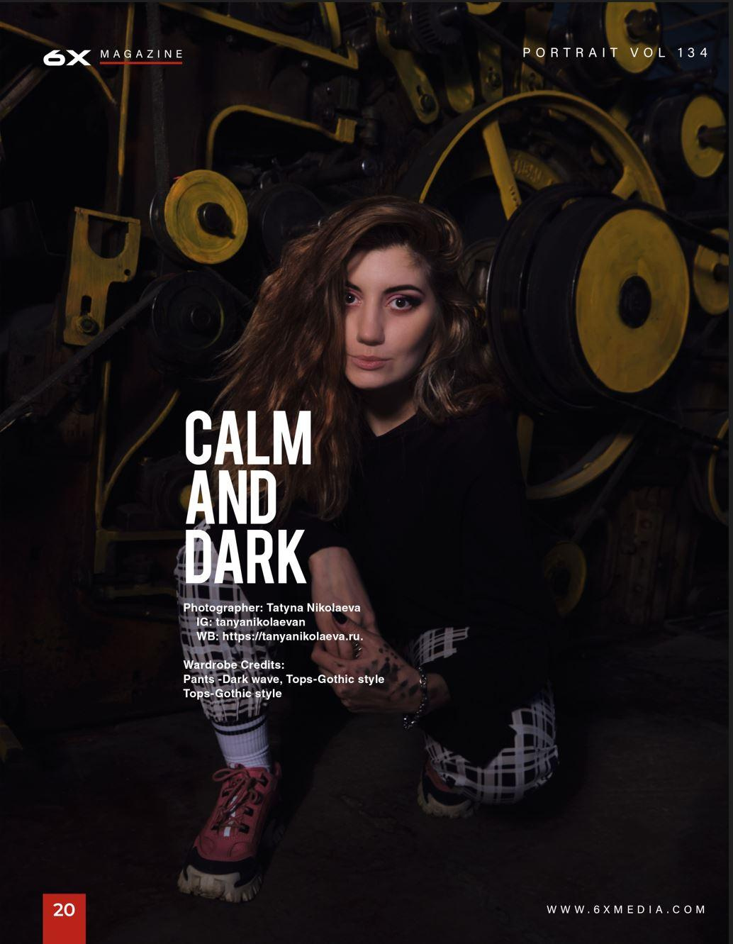 Night portrait. Photographer in Moscow