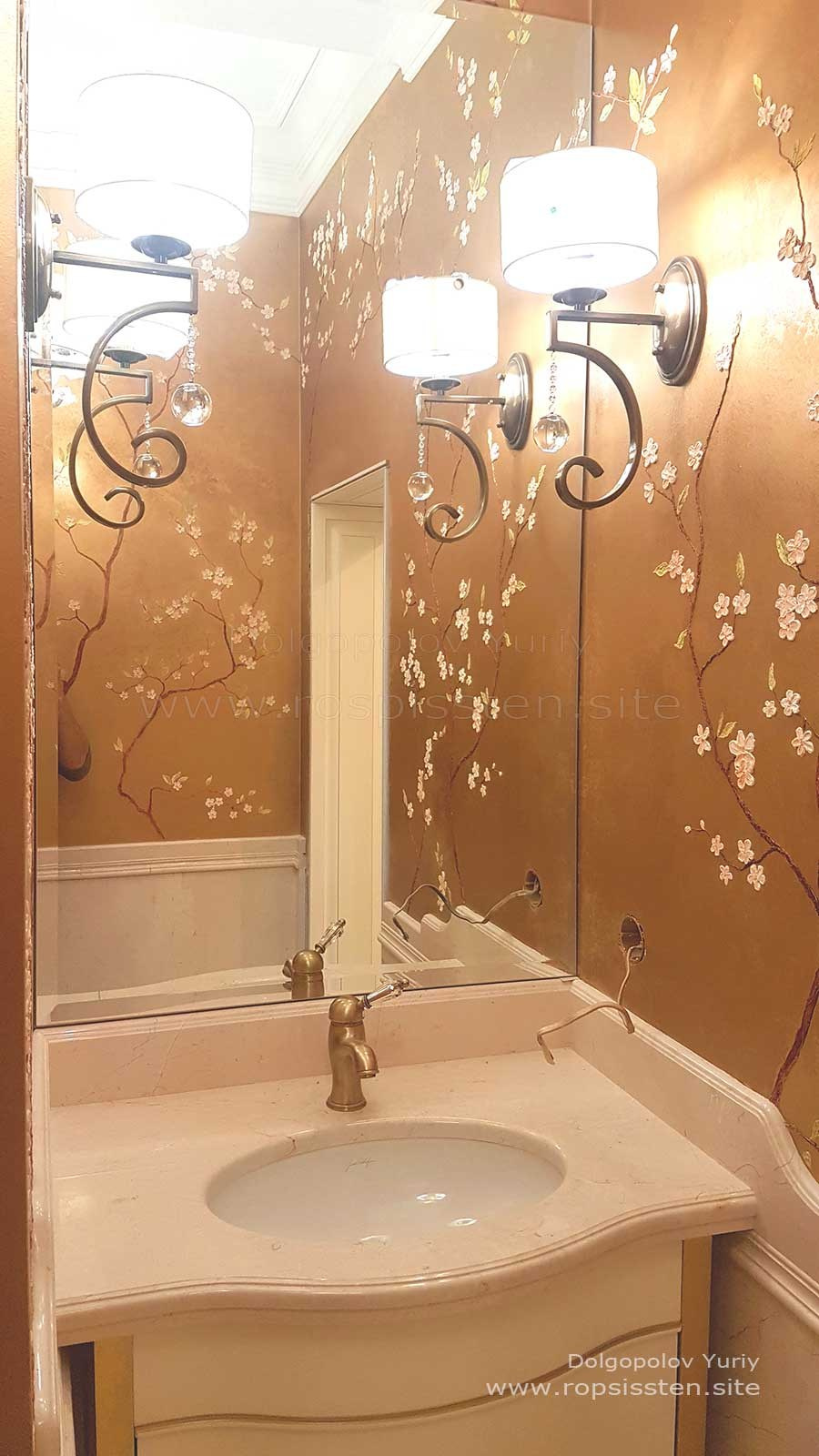 Роспись стен сакура