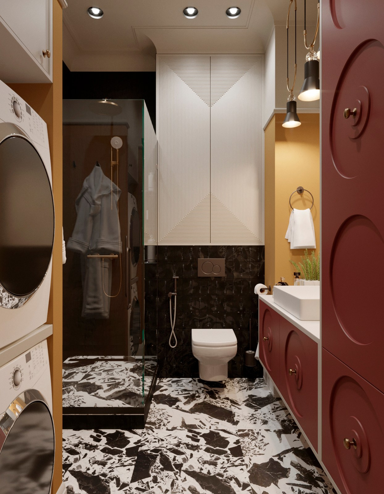 Квартира для семьи в ЖК Символ, Москва. 2019 год. Дизайнер интерьера Троилова Арина