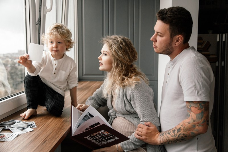 Семейная фотосессия в Краснодарской квартире. Свадебный, репортажный фотограф Дмитрий Макарченко