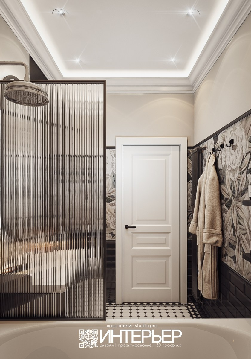 Дизайн-проект квартиры 45 кв. м в ЖК «Курортный» г. Пятигорск, КМВ. Дизайн интерьера, 3D визуализация и 3D моделирование. Создание проектов и чертежей. КМВ: Кисловодск, Пятигорск, Ессентуки и удаленно