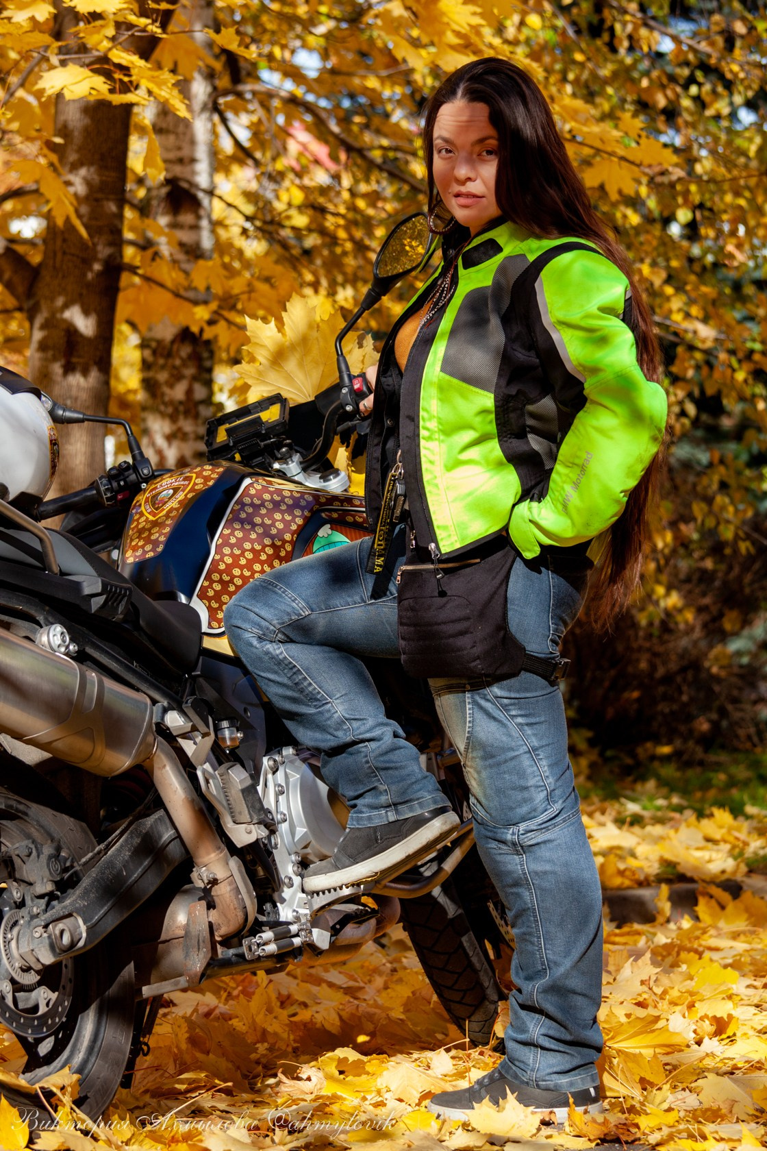 Маша Печенька (BMW GS1200). Виктория Ахмылова. Фотограф в Москве