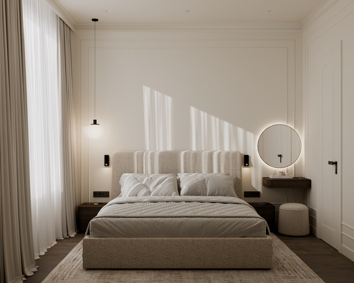 Спальная комната. Визуализатор Векшина Елена