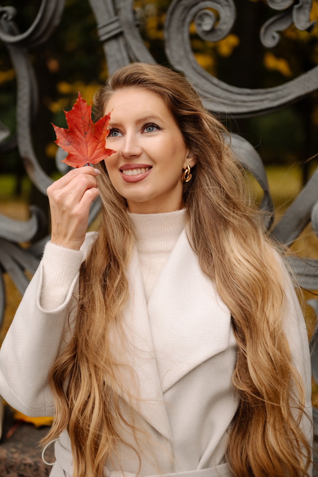 Осенняя фотосессия в Питере в Михайловском саду. Свадебный и сеейный фотограф в Санкт-Петербурге Елена Худякова