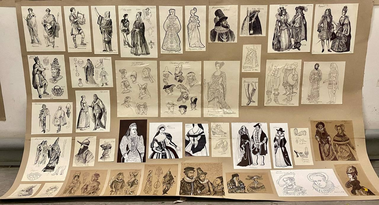 Профессиональные работы. Костюмер, художник кино и телевидения в спб