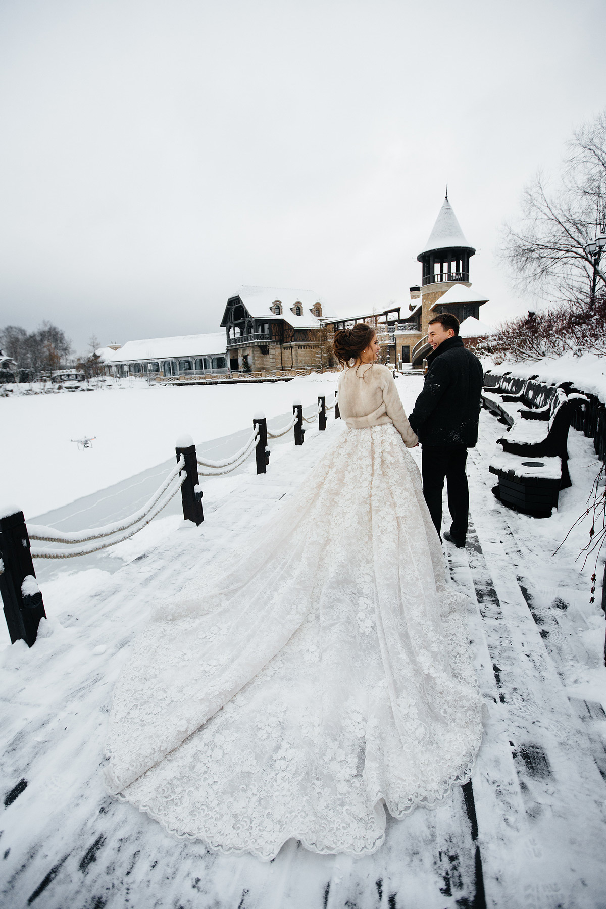 Свадьба в Москве с эмоциональным христианским венчанием. Архитектурный и интерьерный фотограф в Краснодаре | Дмитрий Демской