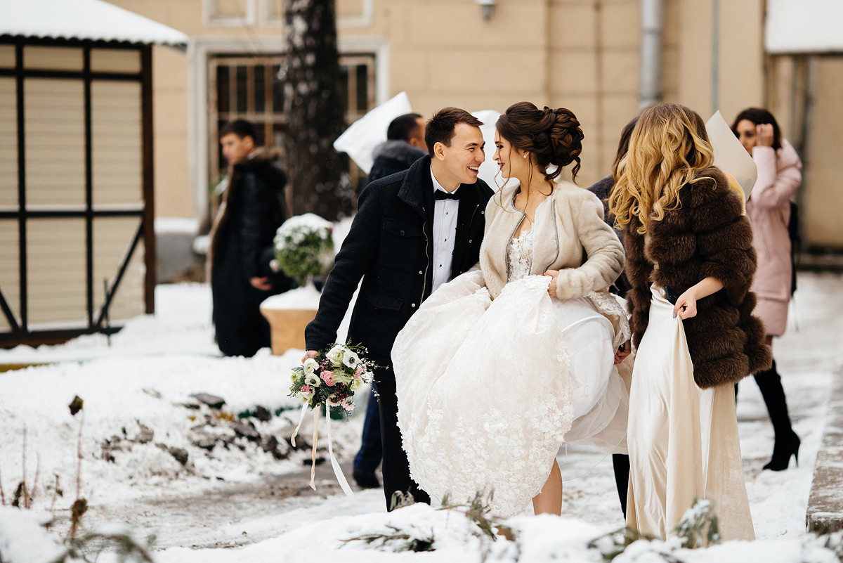 Свадьба в Москве с эмоциональным христианским венчанием. Архитектурный и интерьерный фотограф в Краснодаре | Дмитрий Демской